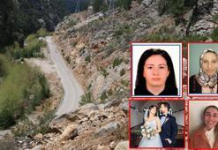 4 öğretmenin öldüğü bölgede, kayalar için çalışma