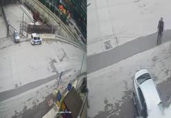 Kadıköy'de ucuz atlatılan kaza kamera