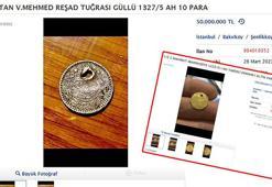 İnternette, Osmanlı paraları milyonlarca liraya satışta