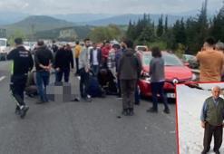 Mezarlık ziyaretine giderken otomobil çarpan baba öldü, oğlu ağır yaralı