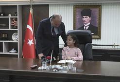 İstanbul İl Emniyet Müdürü Aktaş'ın koltuğuna şehit kızı Feyza oturdu