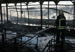 Kahramanmaraş'ta mobilya fabrikasında yangın