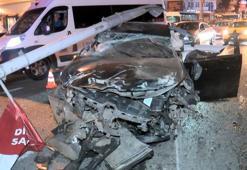 Büyükdere Caddesi'nde makas atan otomobil sürücüsü, trafiği savaş alanına çevirdi: 8 yaralı