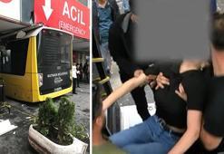 Otobüsü acil servisin tavanına sıkışan şoför o anları anlattı