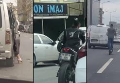 İstanbul trafiğinde ilginç görüntüler