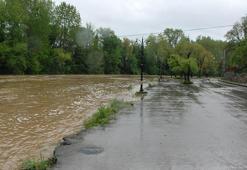 Bartın Irmağı'nda su seviyesi 3 metre yükseldi