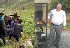 Ot toplarken 100 metreden kayalıklara düşen emekli güvenlik korucusu öldü