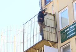 Beşiktaş’ta 4'üncü kattan iş yerinin tentesine atlayınca yaralandı