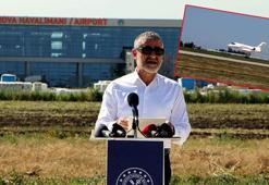 Çukurova Bölgesel Havalimanı'nda ilk test uçuşu yapıldı