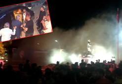 AK Parti'nin düzenlediği konserde yangın çıktı; Bakan Nebati alandan uzaklaştırıldı