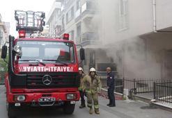 Maltepe'de yangında can pazarı; yangın çıkan dairede oturana saldırı