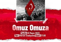 TFF gösteri maçını izleyen her futbolsever adına "Omuz Omuza" kampanyasına 50 TL bağış yapacak