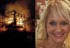 Karavan yangınında İngiliz kadın öldü