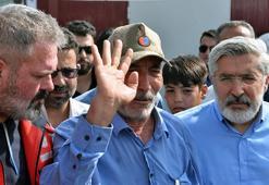 Şehit oğlunu el sallayarak uğurladı