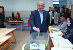 TBMM Başkanı Şentop oy kullandı