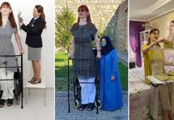 Dünyanın en uzun boylu kadını, oyunu evinde kullandı