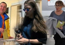 Ünlü isimler oylarını kullandı