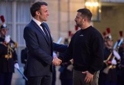 Macron ve Zelenski Paris’te bir araya geldi