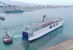Depremzedelerin konakladığı 'MSC Aurelia' gemisi, görevini tamamladı