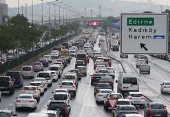 İstanbul'da trafik yoğunluğu