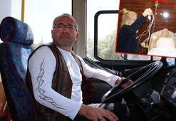 Otobüs şoförü, kalp krizi geçiren yolcuyu hastaneye yetiştirdi