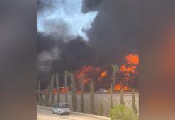 Adana OSB'de fabrika yangını