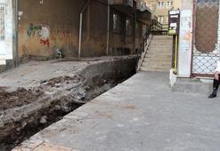 Diyarbakır’da altyapı çalışması sırasında doğal gaz borusu patladı