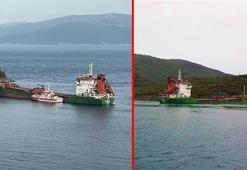 Marmara Adası açıklarında karaya oturan gemi, 3 saatte kurtarıldı