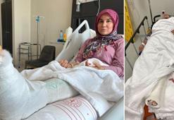 Hastaya müdahaleye giden Rabia, merdivenden itildi