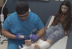 Romanyalı Andrea topuklu ayakkabı giyme hayaline Türkiye’de kavuştu