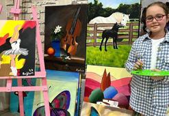 Resim yaparak lösemiye meydan okudu