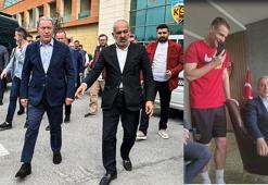 Bakan Akar, Kayserisporlu Dimitrios Kolovetsios'u Yunanistan Savunma Bakanı ile görüştürdü