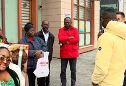 Gabonlu Dina'nın ailesi cenazeyi almak için Adli Tıp'a geldi