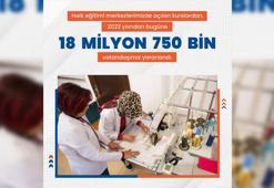 Bakan Özer: Halk eğitim kurslarında 18 milyon 750 bin vatandaşa ulaştık