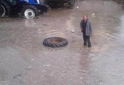 Çorum’da sağanak etkili oldu, tarım alanları zarar gördü