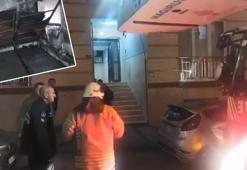 Silivri'de önce yöneticiyi tornavidayla yaraladı sonra daireyi ateşe verdi