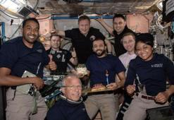 BAE’li astronot uzayda doğum günü kutladı