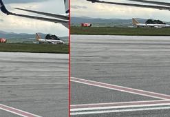 Bomba ihbarı yapılan yolcu uçağında arama yapıldı