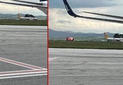 Bomba ihbarı yapılan yolcu uçağında arama yapıldı