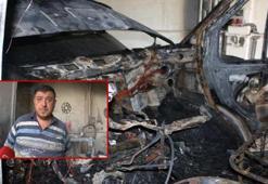 Oto tamirhanesindeki yangında 1 kişi yaralandı; 3 kamyonet kullanılamaz hale geldi