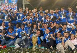 Rizespor 'Süper Lig'e Merhaba' töreni ile kupasını aldı