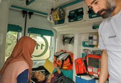 Oyunu ambulansta kullandı