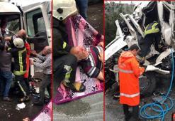 Tarsus'ta otoyolda kaza; 5 yaralı