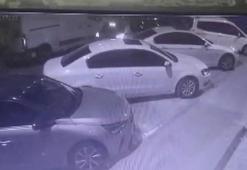 İstanbul'da aynı gece çok sayıda otomobilin hayalet ekranını çalan şüpheliler kamerada