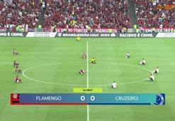 Vinicius Junior için Flamengo-Cruzeiro maçında oturma eylemi yapıldı