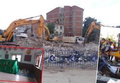 Yıkılan türbeden çıkarılan kemik parçaları inceleme için Hitit Üniversitesi'ne gönderildi