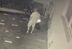 Motosiklet hırsızlığı kamerada