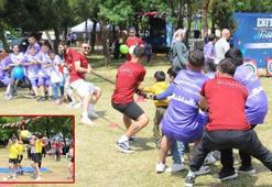 Gönüllü sporcular, özel gereksinimli bireylerle festivalde buluştu