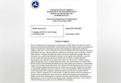 ABD’den British Airways’e 1,1 milyon dolar ‘Covid iptalleri’ cezası