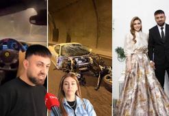 Tünelde lüks araçla ölümden döndüler, o anları anlattılar